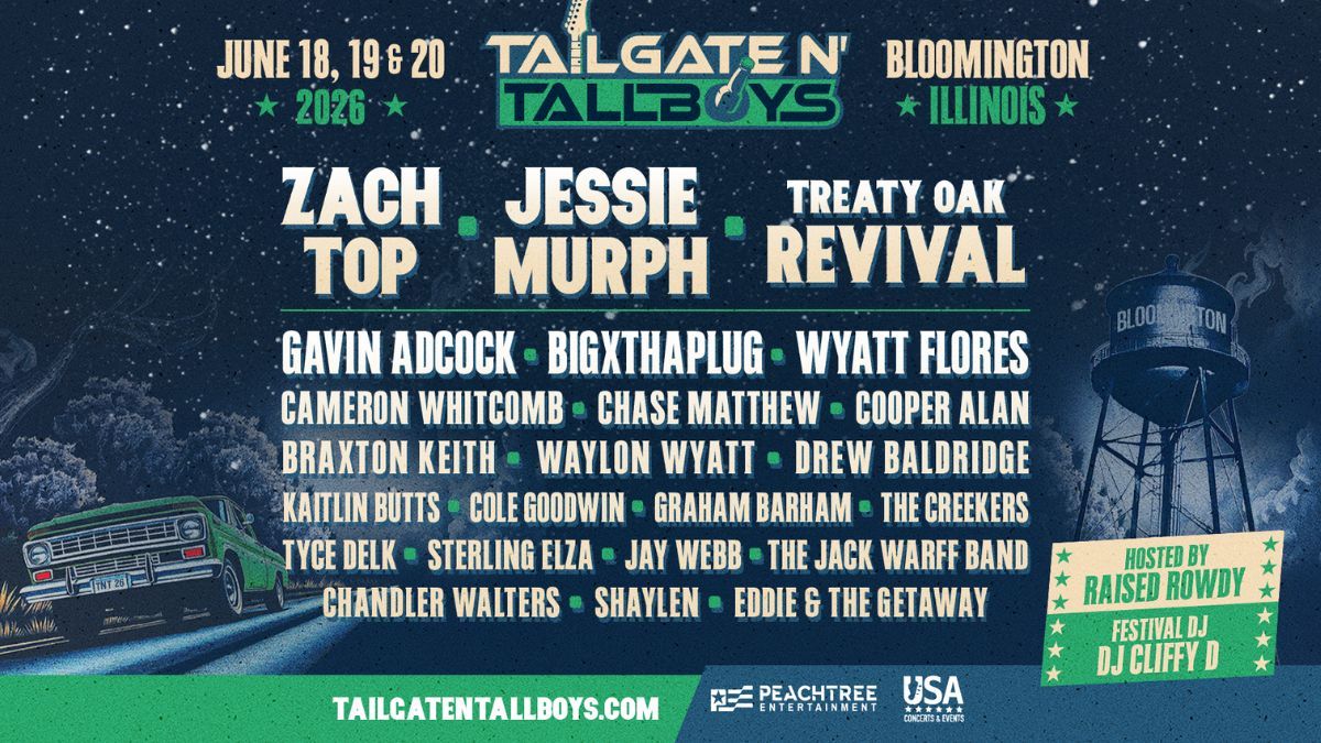 Tailgate N Tallboys Music Festival: Zach Top  Gavin Adcock & Braxton Keith - Thursday, 17 June | AllEvents