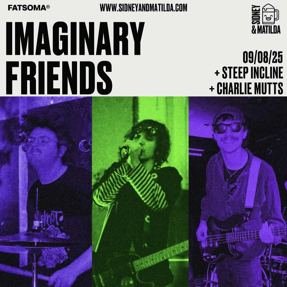 Imaginary Friends + Charlie Mutts + Steep Incline, 9 August | Event in Sheffield | AllEvents