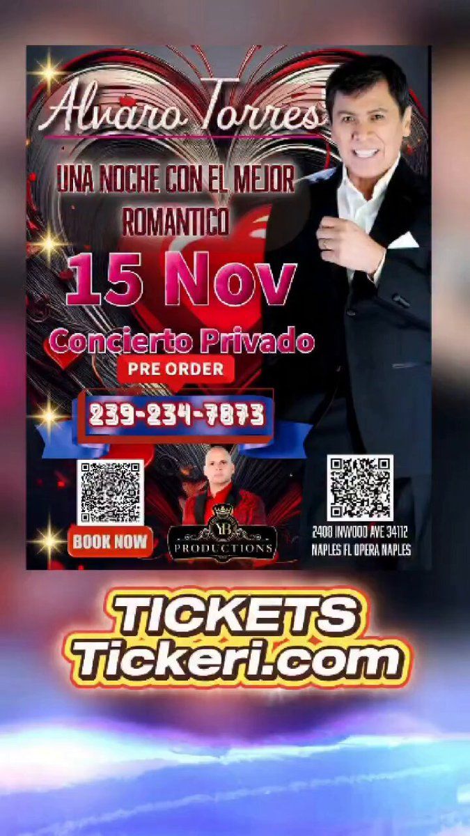 Alvaro Torres y sus Amigos, 13 February | Event in Miami | AllEvents