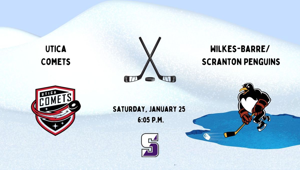 Utica Comets vs. Wilkes-barre Scranton Penguins, 18 December | Event in Utica | AllEvents