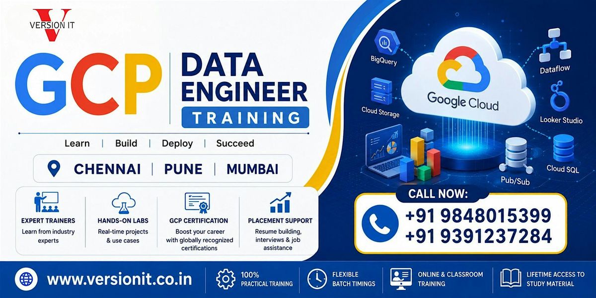 GCP Data Engineer Training in Chennai | Pune | Mumbai