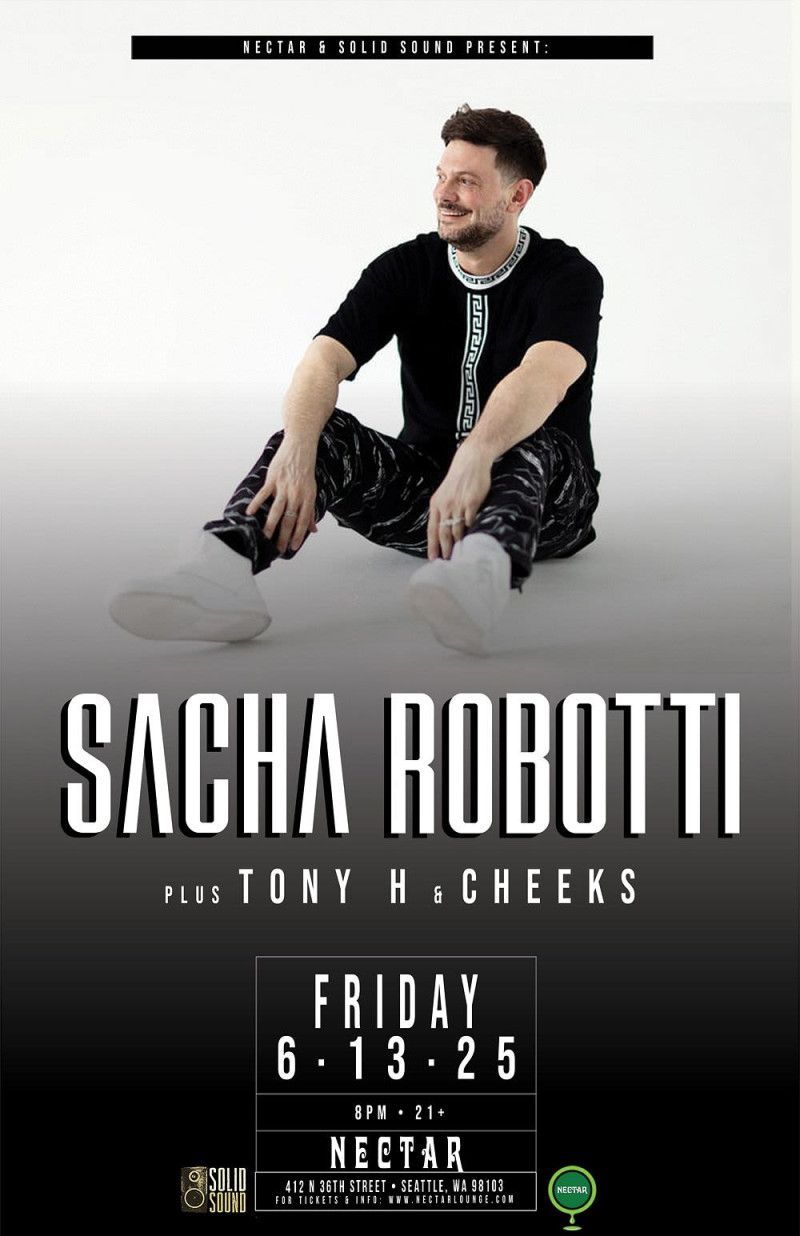 Sacha Robotti at Nectar Lounge, 13 June | Event in Seattle | AllEvents