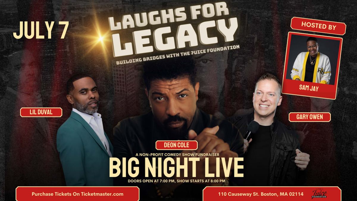 Deon Cole with Gary Owen, 7 July | Event in Boston | AllEvents