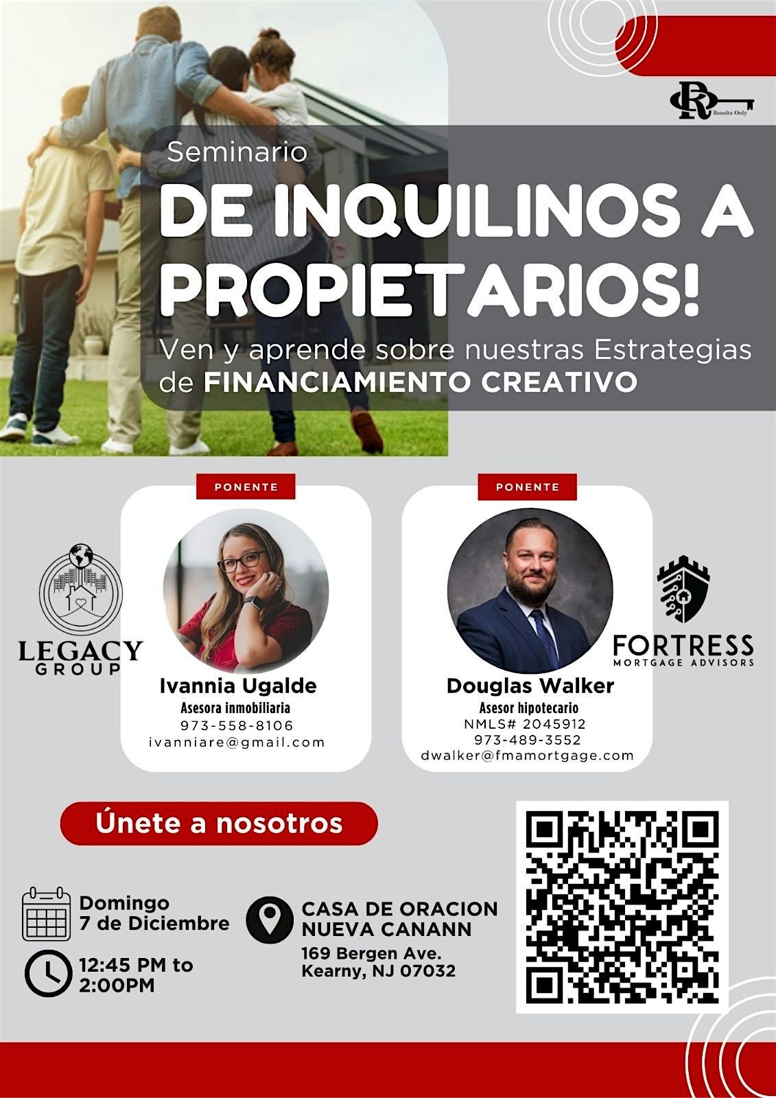 De Inquilinos a Propietarios!, 7 December | Event in Kearny | AllEvents