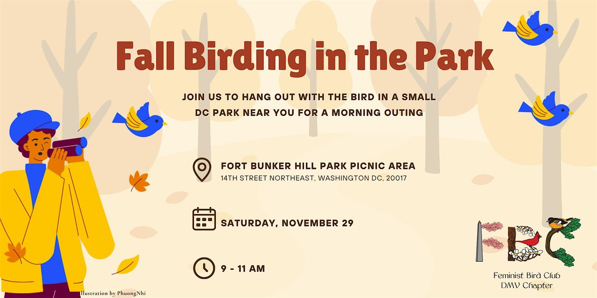 Fall Birding In the Park, 29 November | Event in Washington | AllEvents