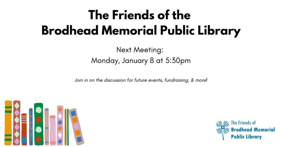 Friends of the Brodhead Memorial Public Library Meeting, 1207 25th