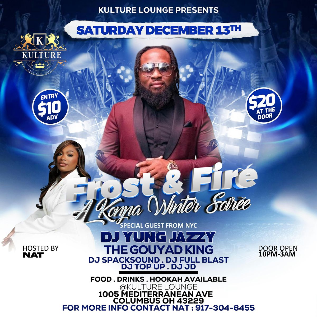 Frost & Fire: A Konpa Winter Soiree, 13 December | Event in Columbus | AllEvents