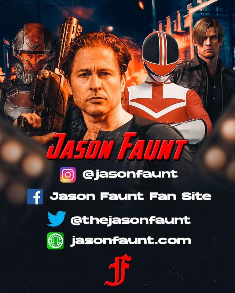 Time Force Red Power Ranger JASON FAUNT in store Appearance SUNDAY SEPT