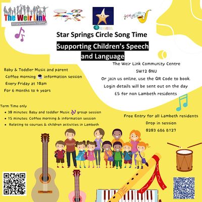Star Springs Readers Circle Song Time logo