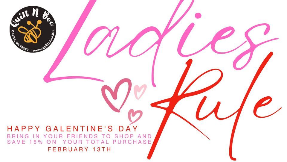 Galentines Day , Quilt N Bee, Cache, February 13 2024 AllEvents.in