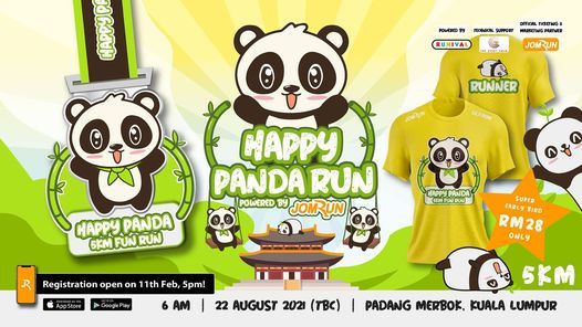 Kl Happy Panda 5km Fun Run At Padang Merbok Kuala Lumpur Kuala Lumpur