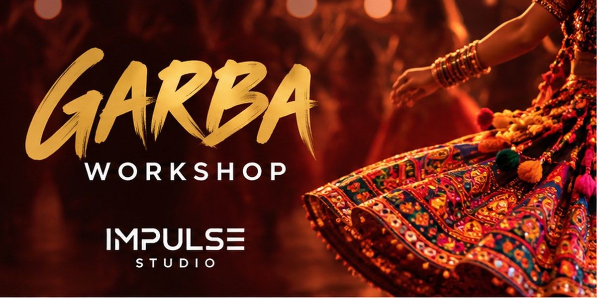 Garba Workshop — event poster