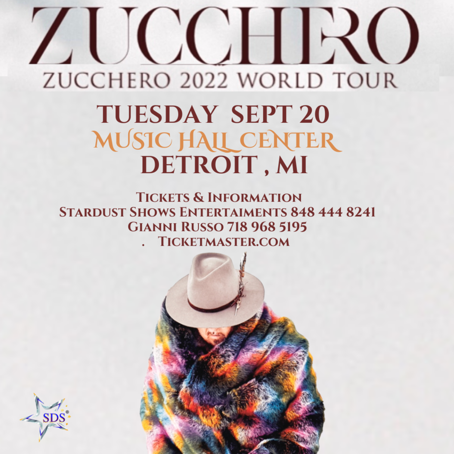 Zucchero at Orpheum Theatre - Phoenix, 24 October | Event in Phoenix | AllEvents