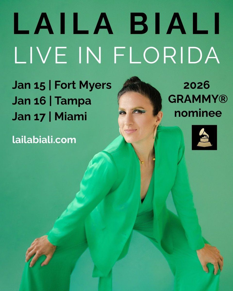 Laila Biali Plays Joni Mitchell, 16 January | Event in Miami | AllEvents