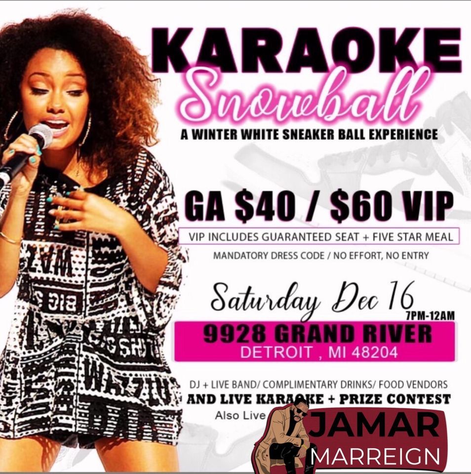 The Karaoke Snow Ball, Detroit, Michigan, U.S.A, December 16 to
