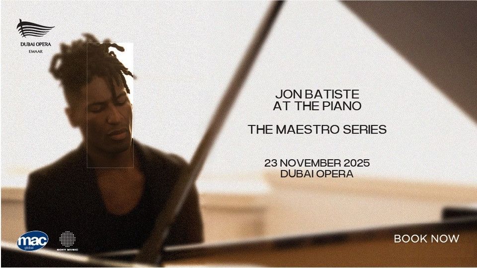 Jon Batiste at Dubai Opera, 23 November | Event in Dubai | AllEvents
