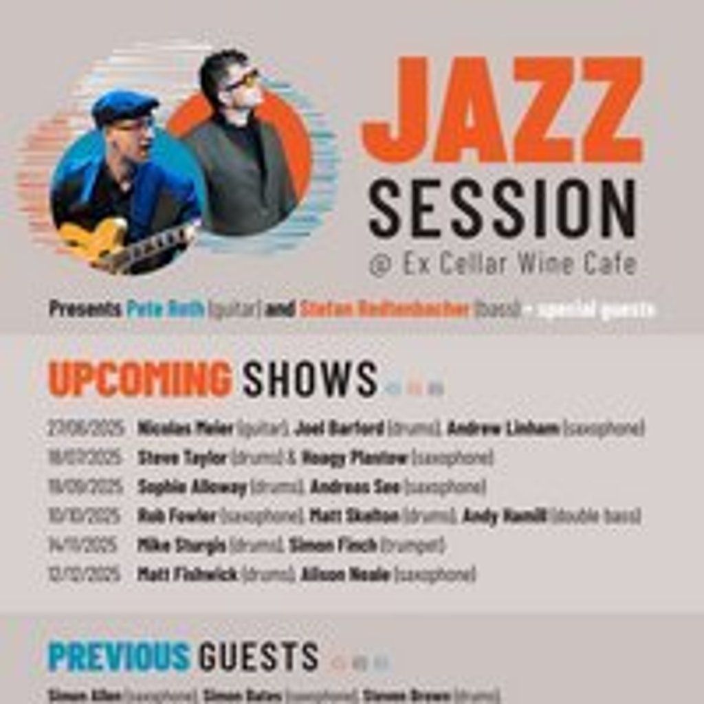 Jazz Sessions @ Excellar Wine Café Kingston, 12 December | Event in East Molesey | AllEvents