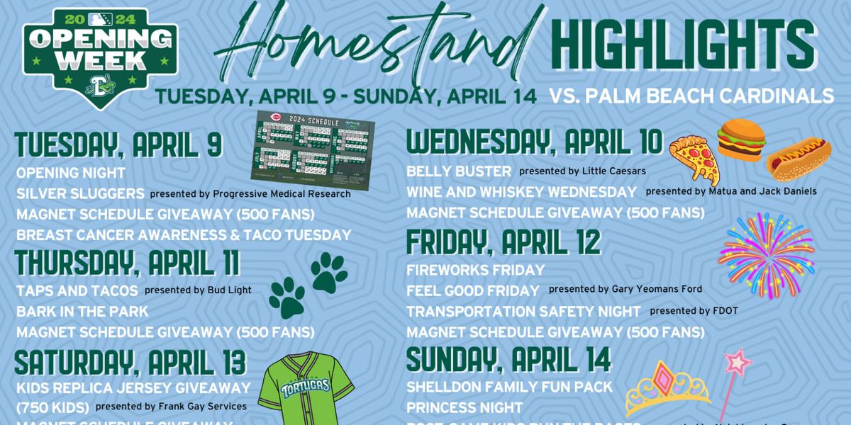 Daytona Tortugas at Palm Beach Cardinals at Roger Dean Stadium | Event in Jupiter | AllEvents