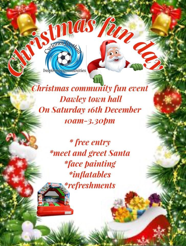 Christmas community fun day , Dawley Town Hall, Telford, December 16
