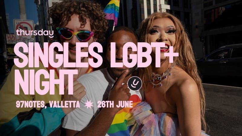 LGBT+ Thursday | Pitch-a-friend at 97NOTES | Valletta | Age range: + 18, 26 June | Event in Valletta | AllEvents