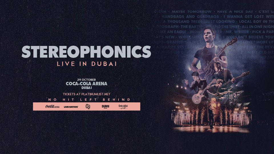Stereophonics in Dubai, 29 October | Event in Dubai | AllEvents