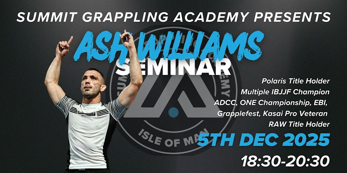 ASHLEY WILLIAMS SEMINAR | Event in Douglas | AllEvents
