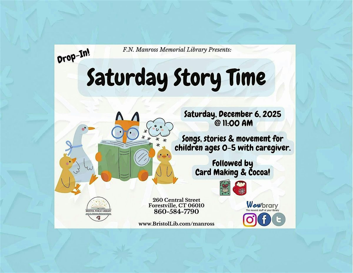 Saturday Story Time, Craft & Cocoa!, 6 December | Event in Bristol | AllEvents