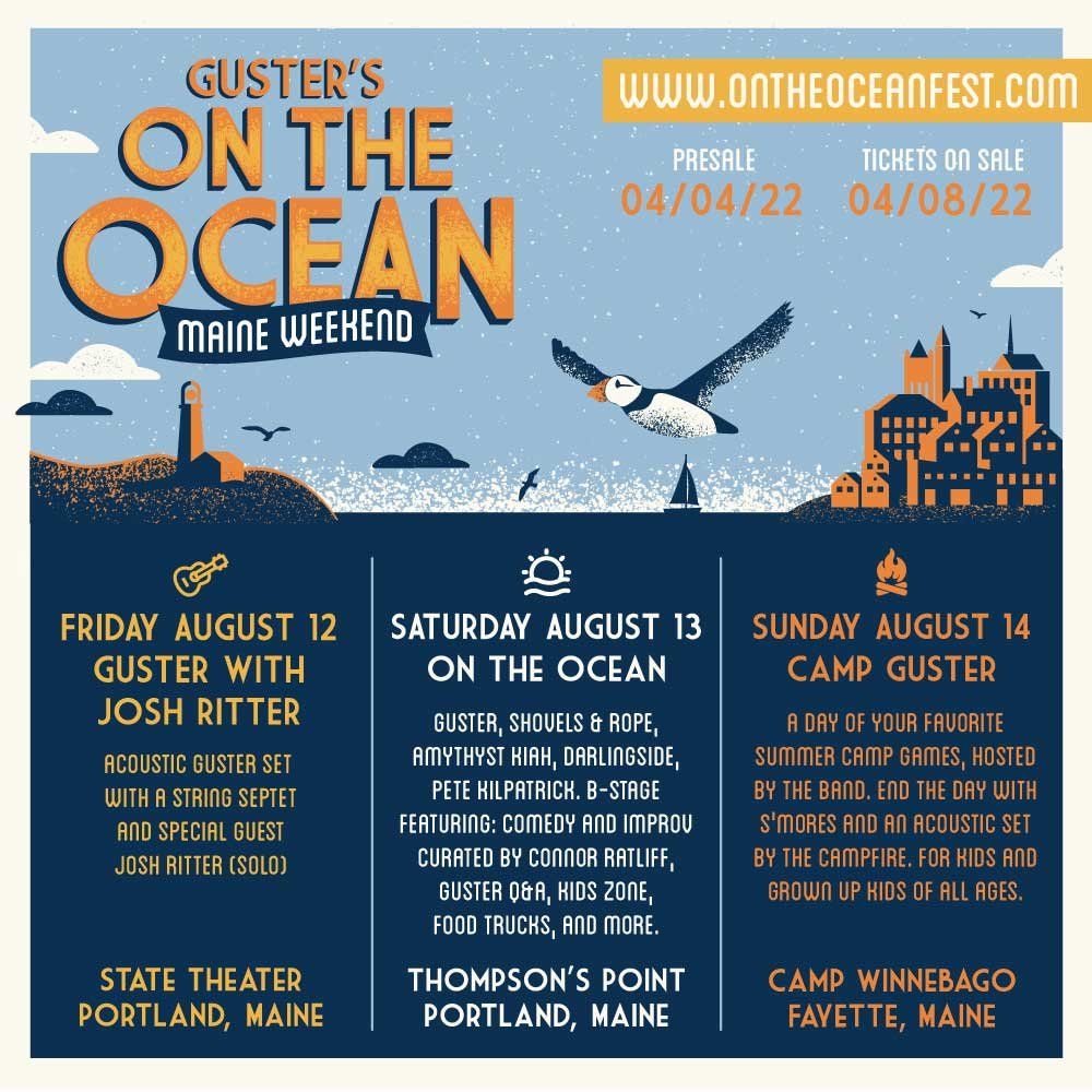 Guster On The Ocean - Saturday at Thompsons Point, 9 August | Event in Portland | AllEvents
