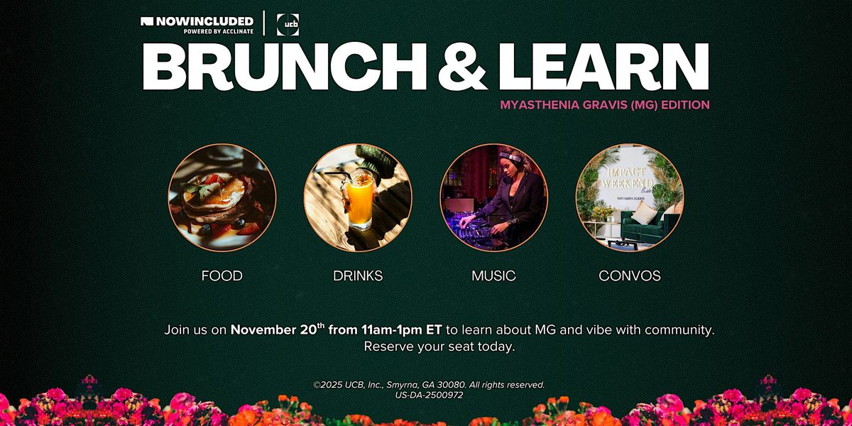 Brunch and Learn - Myasthenia Gravis Edition in Philadelphia, PA, 20 November | Event in Philadelphia | AllEvents