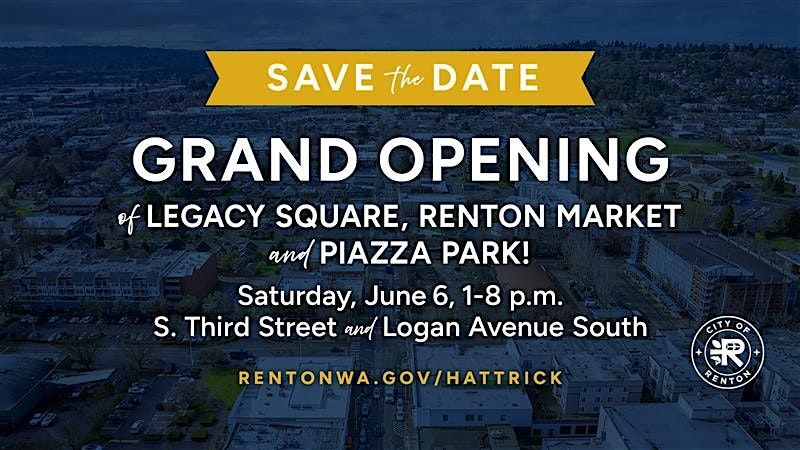 Time Square Renton Celebrate Rentons Hat Trick!, Legacy Square, Renton, 6 June 2026 ...