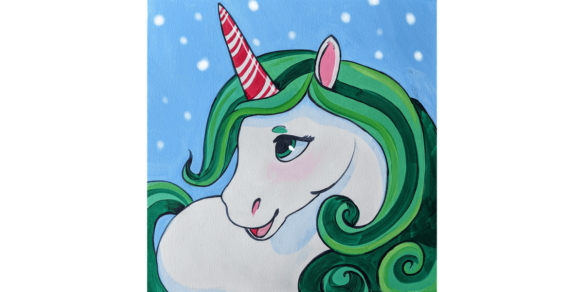 Holly the Unicorn  - Paint and Sip in Phoenix | Classpop!™, 27 December | Event in Gilbert | AllEvents