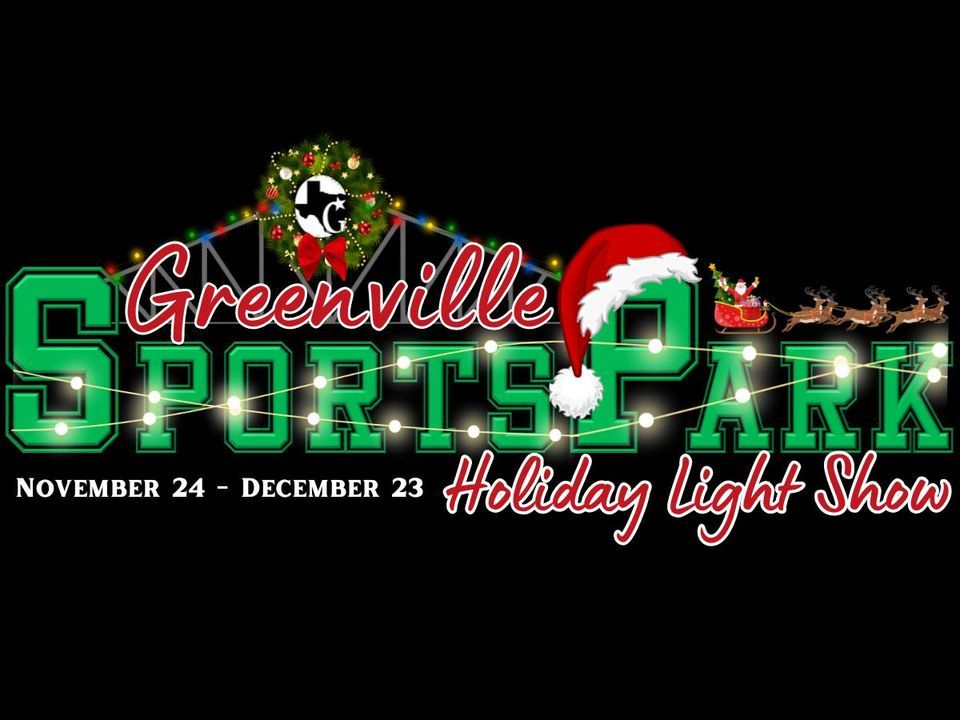 SportsPark Holiday Light Show, Greenville SportsPark, 30 November 2023