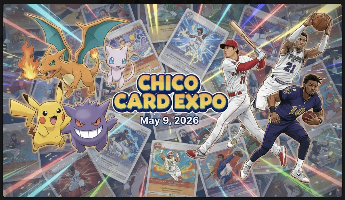 Chico Sports Cards & Pokmon TCG Expo, DoubleTree by Hilton Chico, 9 May 2026 | AllEvents Chico Sports Cards & Pokmon TCG Expo, DoubleTree by Hilton Chico, 9 May 2026 | AllEvents