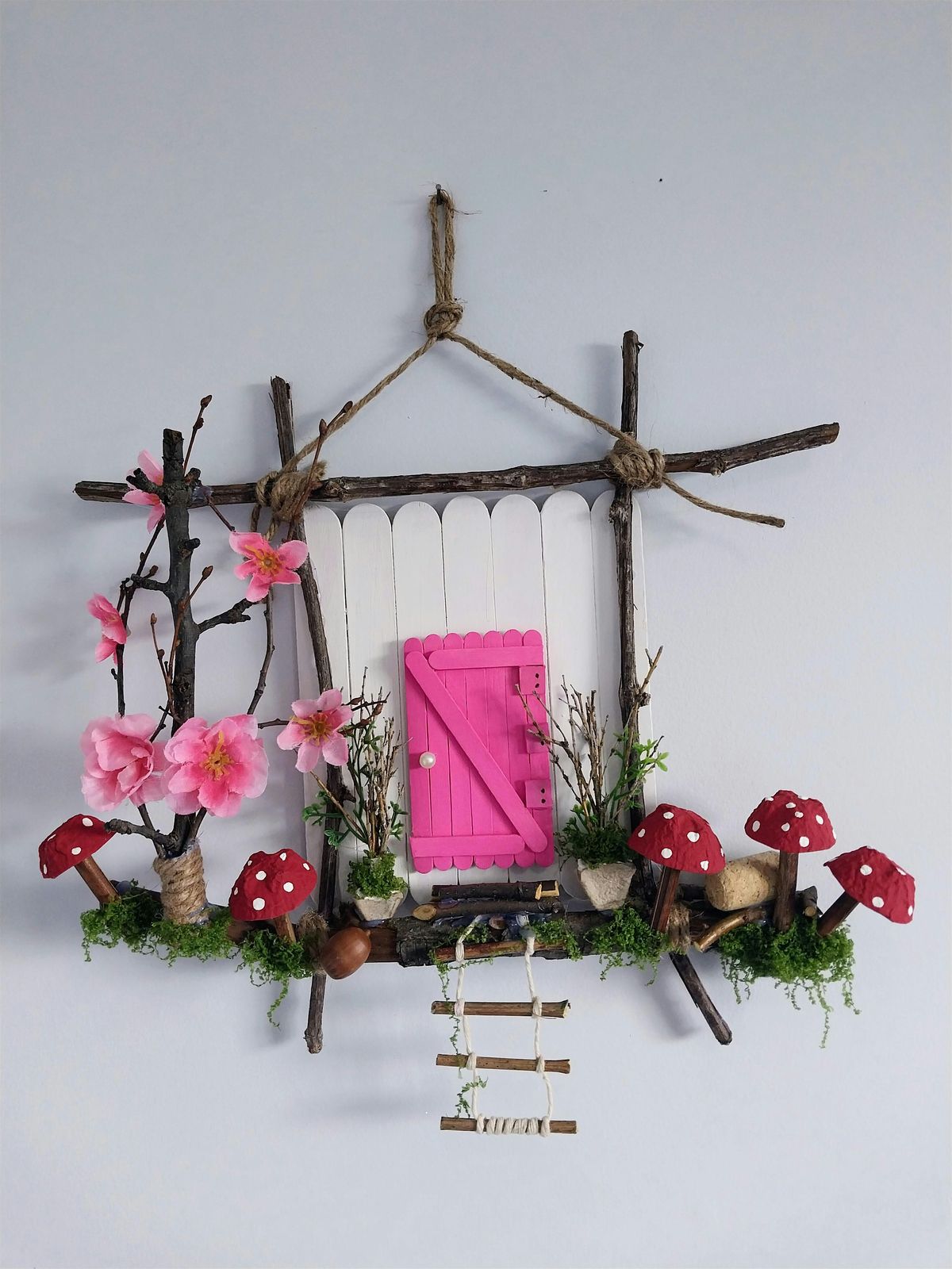 Fairy Door Workshop: Create a Whimsical Natural Wall Art Piece