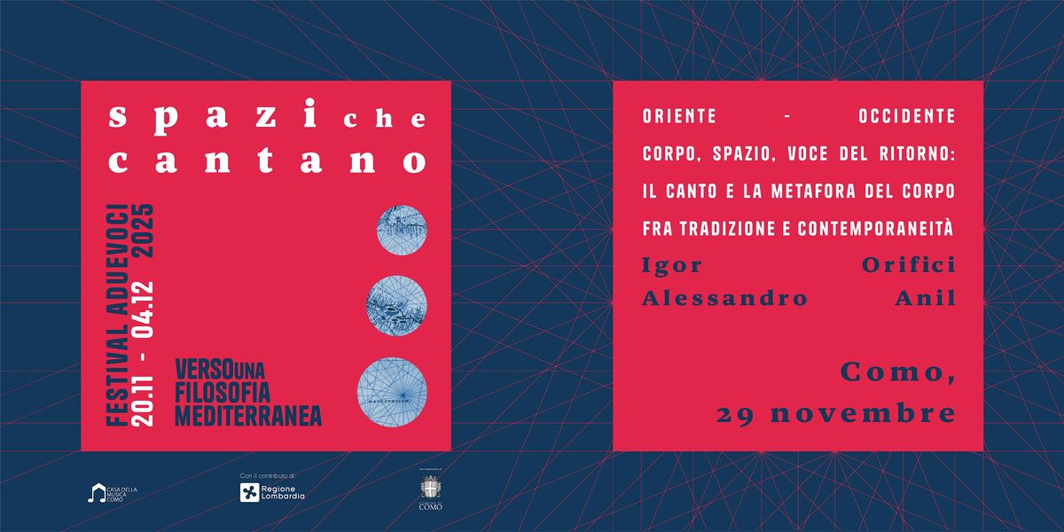 ORIENTE-OCCIDENTE - Laboratorio di ascolto, 29 November | Event in Como | AllEvents