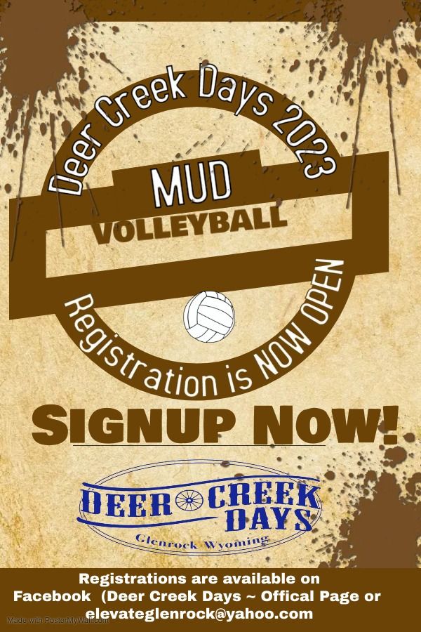 Deer Creek Days Mud Volleyball , Glenrock Town Park, June 25 2023