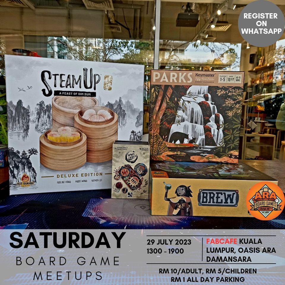 Weekly Board Game Meetup 29 July 2023, FabCafe Kuala Lumpur, Damansara