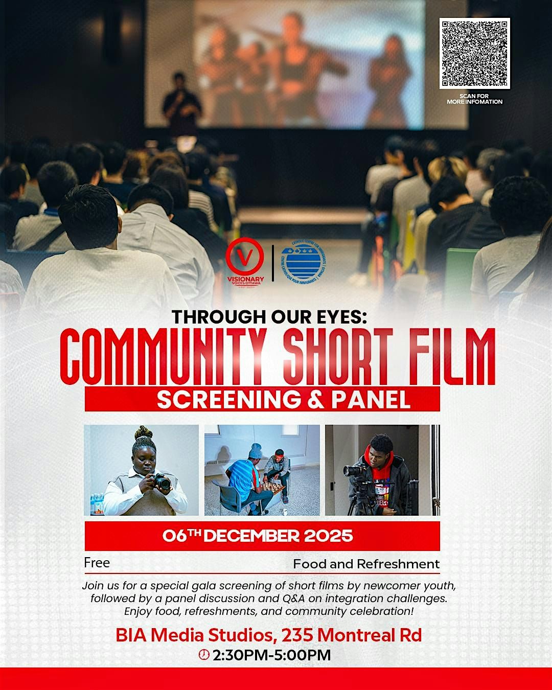 Through Our Eyes: Community Short Film Screening & Panel | Event in Ottawa | AllEvents