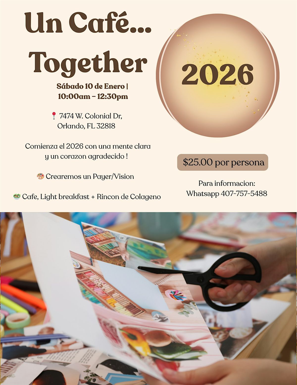 Comienza el 2026 con una mente clara y un corazon agradecido, 10 January | Event in Orlando | AllEvents