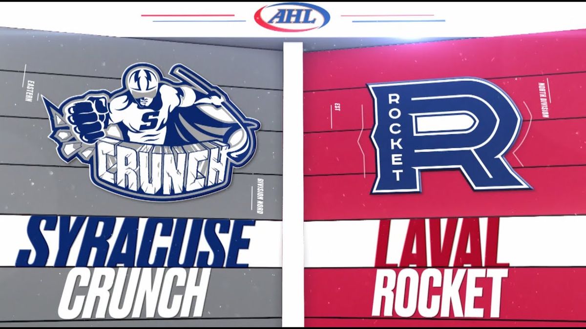 Laval Rocket vs. Syracuse Crunch, 18 November | Event in Laval | AllEvents