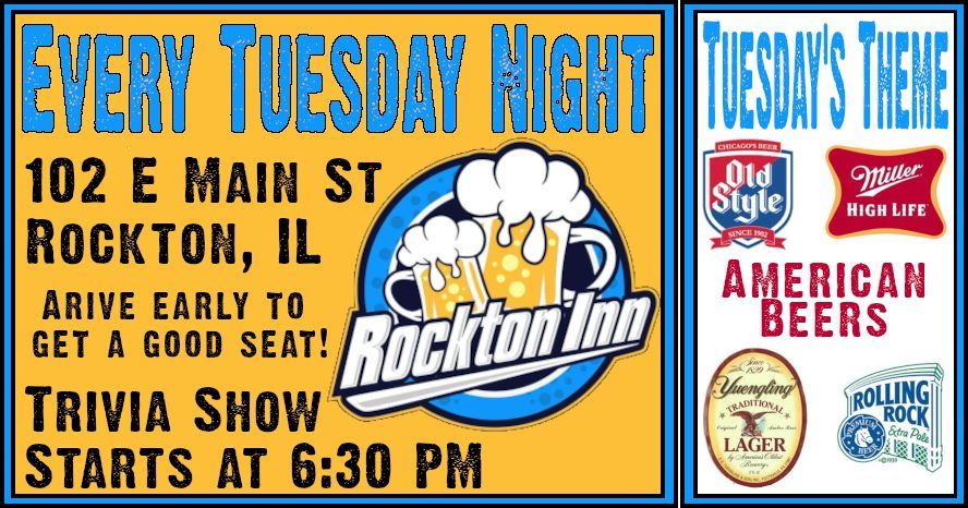 Dr. Johnny Sunshine Pub Trivia at Rockton Inn Pub & Grub, Rockton Inn