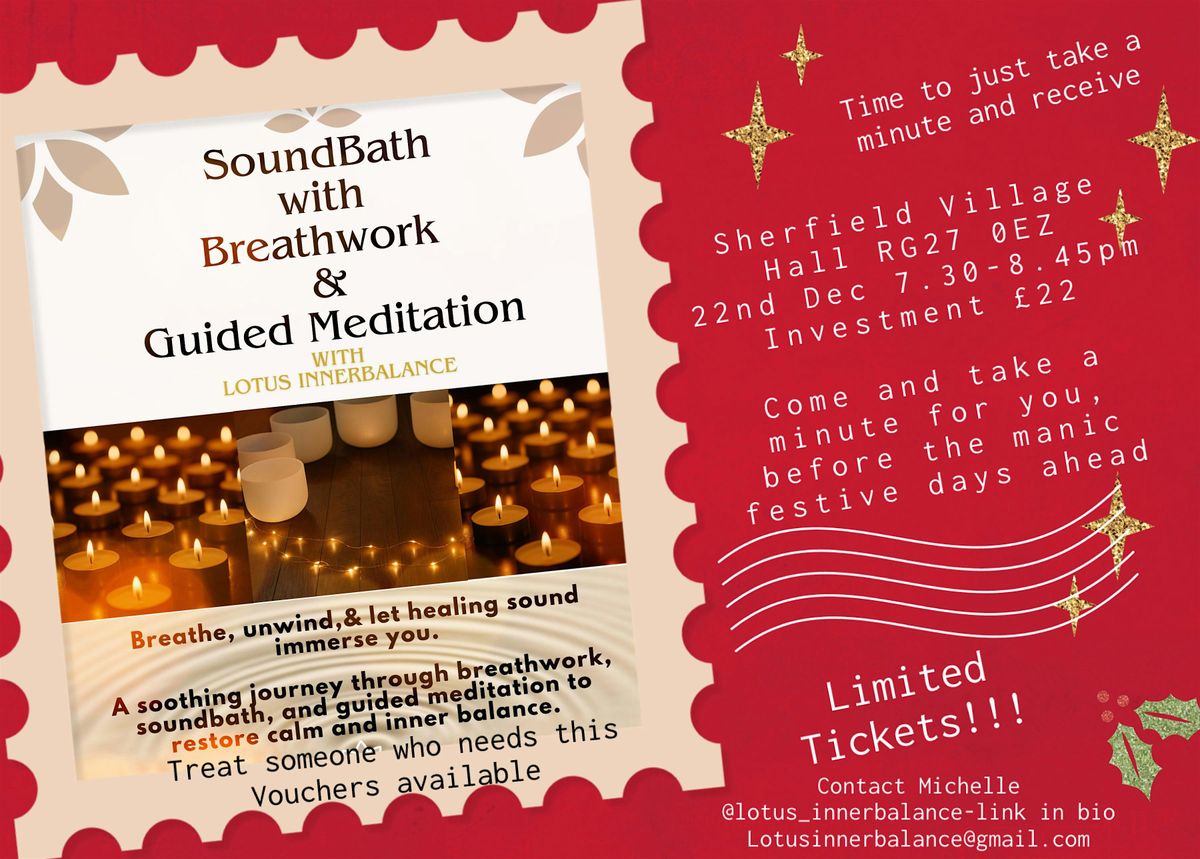 Soundbath and Guided Meditation, 22 December | Event in Sherfield on Loddon | AllEvents