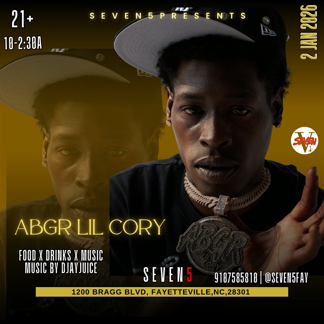 ABGR Lil Cory @ Club Seven5, 2 January | Event in Fayetteville | AllEvents