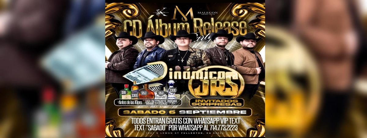 DINAMICOS JRS, 6 September | Event in Fullerton | AllEvents