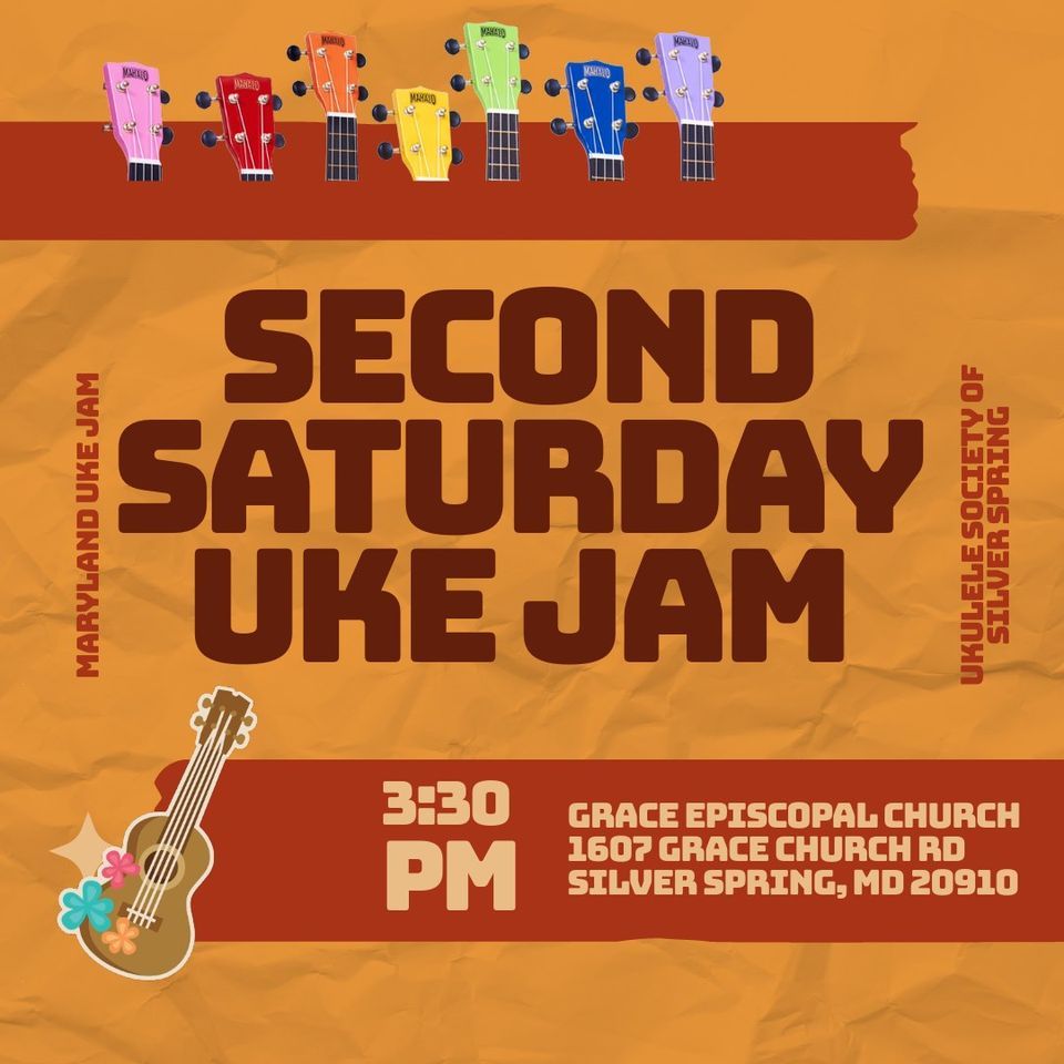 Second Saturday Uke Jam (February 2025), Grace Episcopal Church, Silver