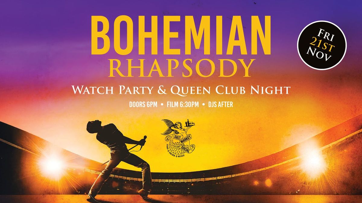 BOHEMIAN RHAPSODY | WATCH PARTY &amp; CLUB NIGHT, 21 November | Event in North Shields | AllEvents