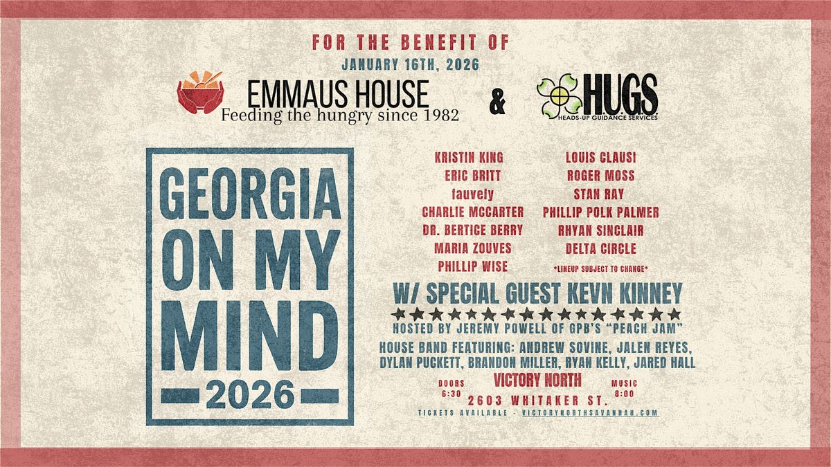 Georgia on My Mind - Year #4, 16 January | Event in Savannah | AllEvents