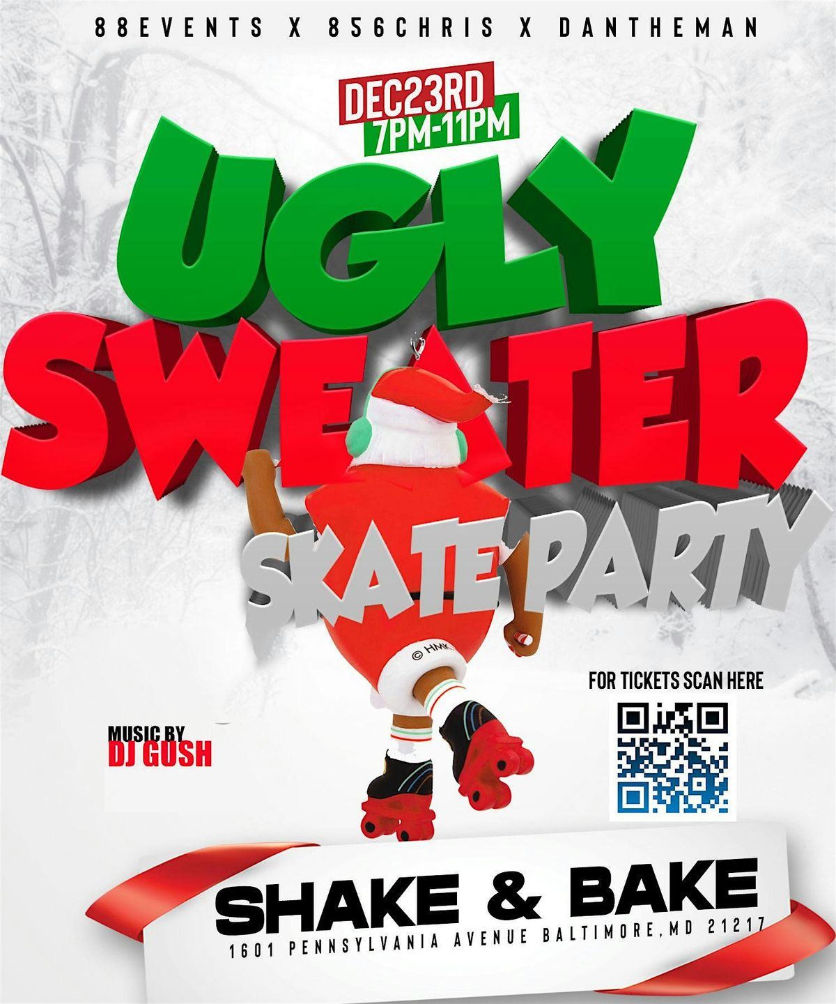 “UGLY SWEATER SKATING PARTY”, 23 December | Event in Baltimore | AllEvents