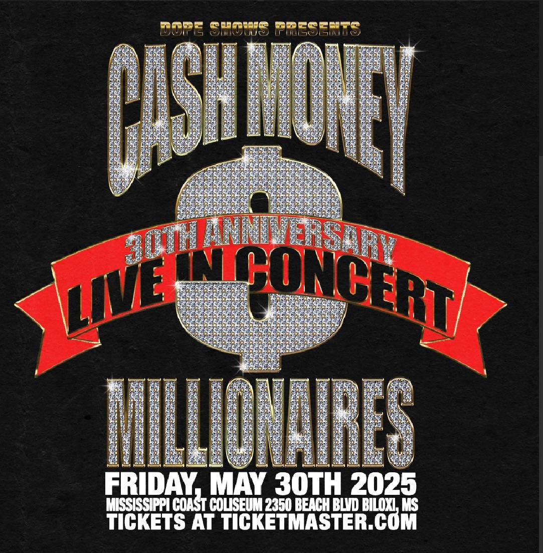 Cash Money Millionaires 30th Anniversary: Birdman  Mannie Fresh & Juvenile, 14 August | Event in Biloxi