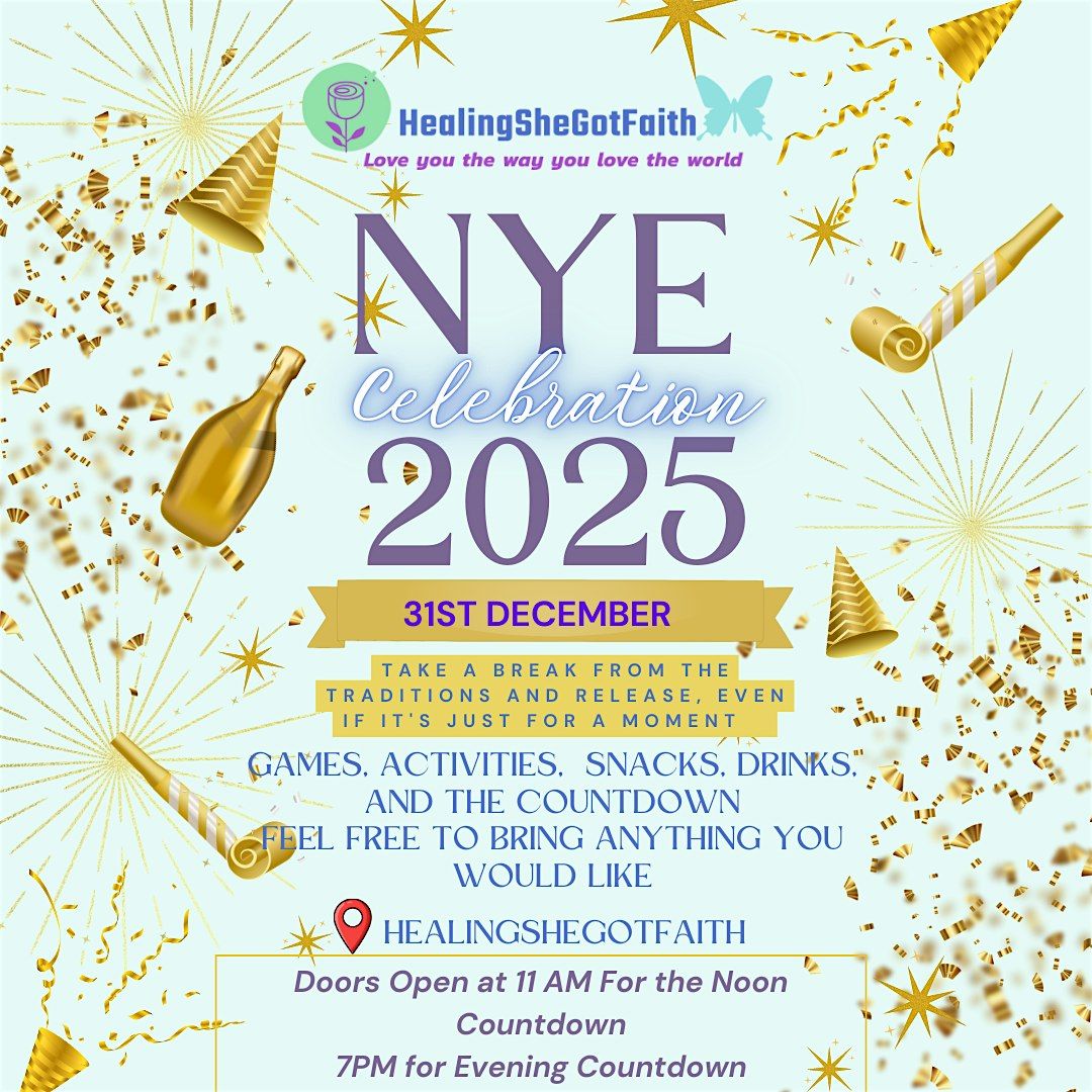 HealingSheGotFaith NYE NOON Countdown
